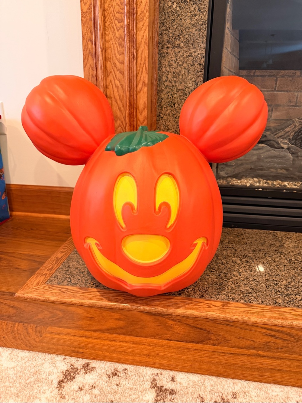 Large Light up Mickey Pumpkin
